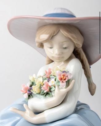 Lladró Bimba con fiori