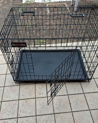 trasportino/gabbia per cane taglia piccola/media
