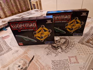  2 Set Supermag Magnetic Genius - 100 Pezzi T