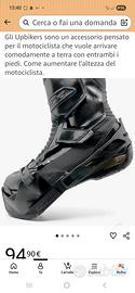 scarpe con rialzo da moto 
