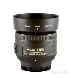 Nikon obiettivo Nikkor AF-S 35/1,8 G DX