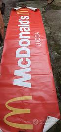cartellonistica pubblicitaria " Mc Donals " 