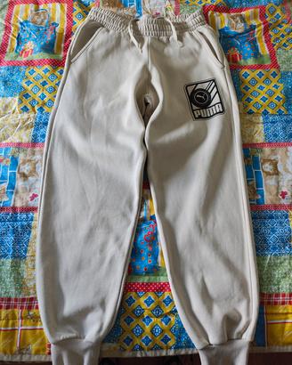 Pantaloni Tuta Puma Beige / Panna - Taglia M