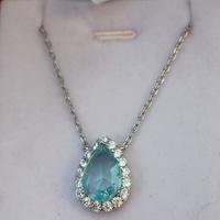 collana Acquamarina e argento925 