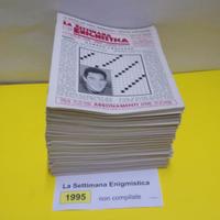 LA SETTIMANA ENIGMISTICA, anno 1995, NON compilati