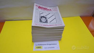 LA SETTIMANA ENIGMISTICA, anno 1995, NON compilati