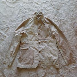 Blazer Giacca Denim Ralph Lauren Beige Vintage