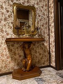 Arredi scultorei d’epoca in legno massello