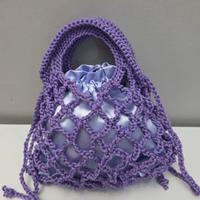 borsa fatta a mano all'uncinetto