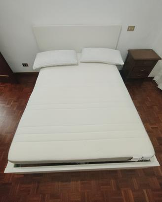 Letto Ikea +rete a doghe + materasso