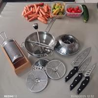 Passaverdure Grattugia Coltelli Cestello cottura