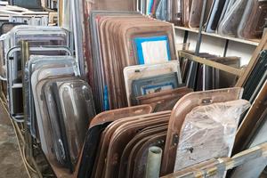 Finestre a compasso usate varie misure