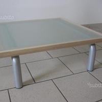 Tavolino da salotto con legno grezzo