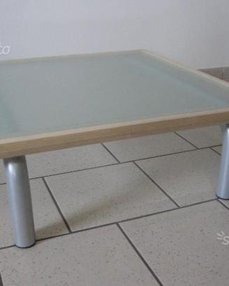 Tavolino da salotto con legno grezzo