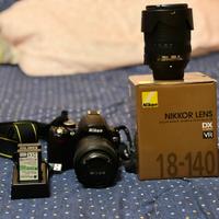 Nikon d-60 kit con 18-140 mm