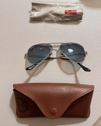 Occhiali RayBan Aviator lente Blu