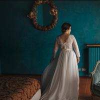 Gonna sposa chiffon