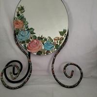 Specchio da tavolo dipinto a mano