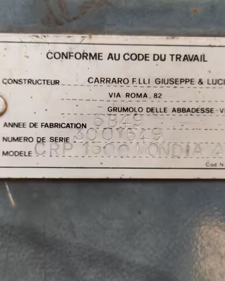 rotopressa Mondia L150