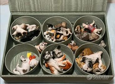 Collezione cani cagnetti ceramiche e altro
