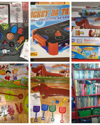 VARI GIOCHI X BAMBINI ETÀ 4/8 anni Nuovissimi