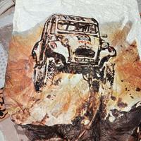 Sacca pubblicitaria vintage 2cv Dyane cross