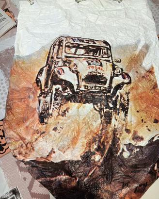 Sacca pubblicitaria vintage 2cv Dyane cross