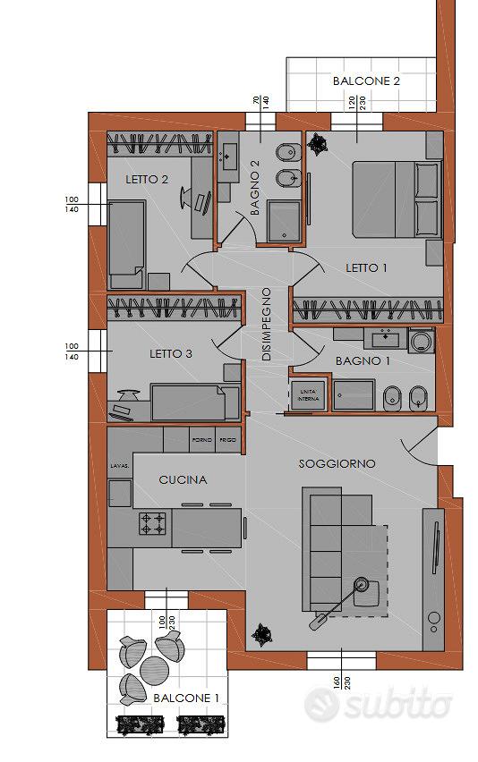Appartamento – Piacenza, Baia del Re - Vista 2