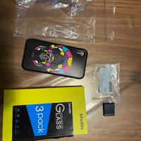 Cover IPhone XR, pellicola vetro e supporto auto