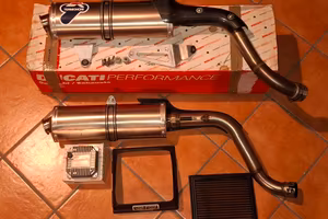 Termignoni alti Titanium  Ducati Monster