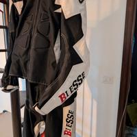 tuta moto 2 pezzi biesse 3xl