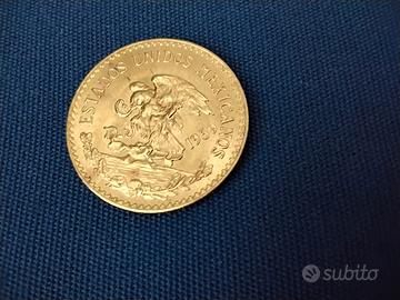 MONETA IN ORO 20 PESOS MEXICO