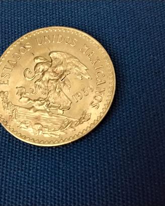 MONETA IN ORO 20 PESOS MEXICO