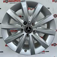 4 cerchi lega mercedes classe a b c r16 lt4652