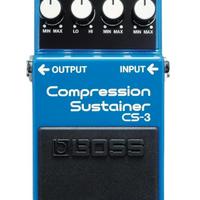 Pedale compatto compressore/sustainer per chitarra