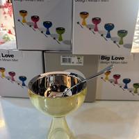Big love di Alessi in colore giallo (set 5 pz)