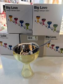 Big love di Alessi in colore giallo (set 5 pz)