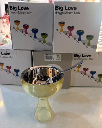 Big love di Alessi in colore giallo (set 5 pz)