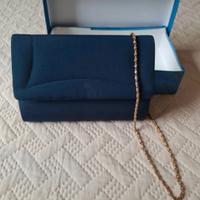 Pochette da sera colore bu scuro Rebecca Molenaar 