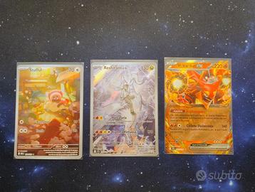 Lotto 3 carte Pokémon Near Mint