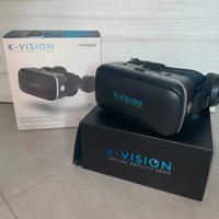 visore 3D realtà virtuale