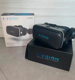 visore 3D realtà virtuale