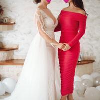 Vestito elegante fucsia