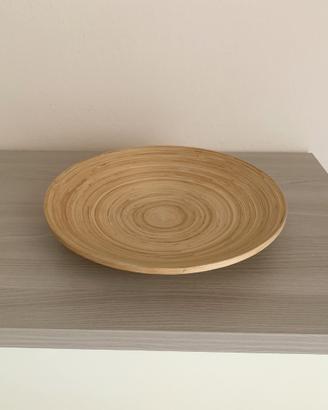 Piatto decorativo in bambù