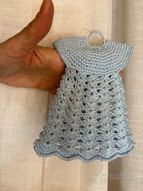 Presina fatta a mano all’uncinetto in cotone