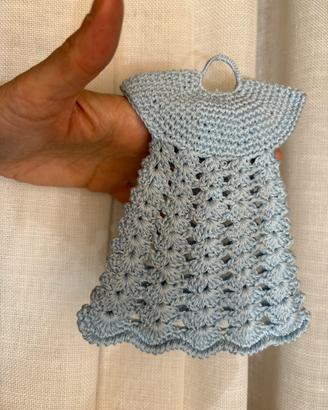 Presina fatta a mano all’uncinetto in cotone