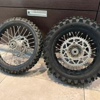 Cerchi completi per Ktm Husqvarna Gasgas 65cc