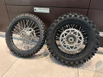 Cerchi completi per Ktm Husqvarna Gasgas 65cc