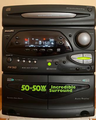 Mini Hi-Fi System Philips 50+50W mod. FW363
