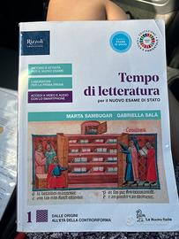 Libro “Tempo di Letteratura 1”+librino